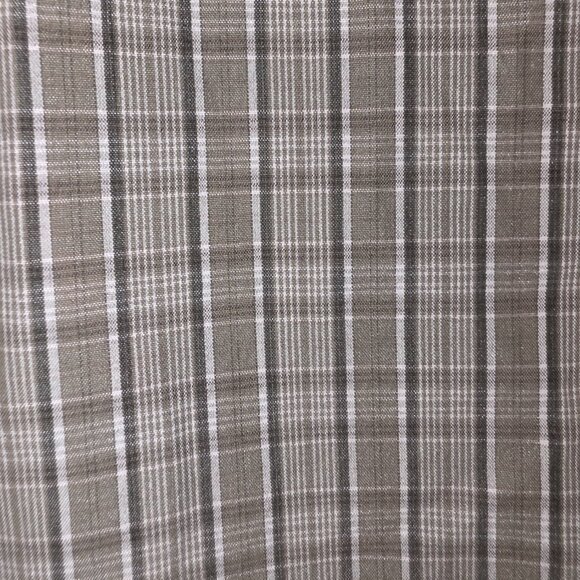 Columbia Shirt Mens XL Short Sleeve Button-down Olive Plaid - Picture 2 of 7
